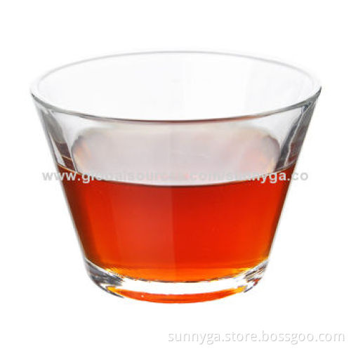 Machine Pressed Transparent Whisky Glass with 145mL Capacity, 60mm HeightNew